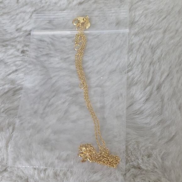 NEW Madewell Gold Flower Pendant Necklace - Picture 13 of 13